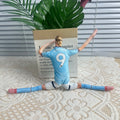Soccer Player Plush Doll, Abstract Jointed Figure, Poseable Soft Toy for Room Decor, Funny Gift Idea for Football Fans